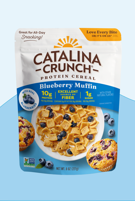 Blueberry Muffin with Blueberries Cereal - Easy Choice
