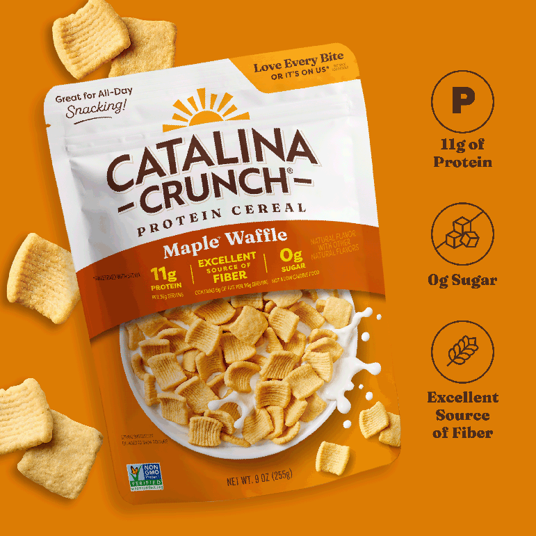 Maple Waffle Cereal - Active Ready