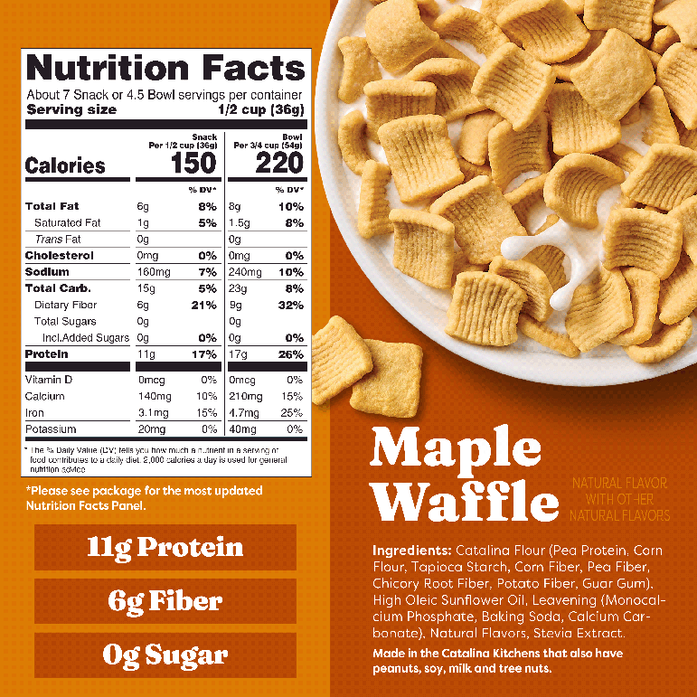 Maple Waffle Cereal - Active Ready