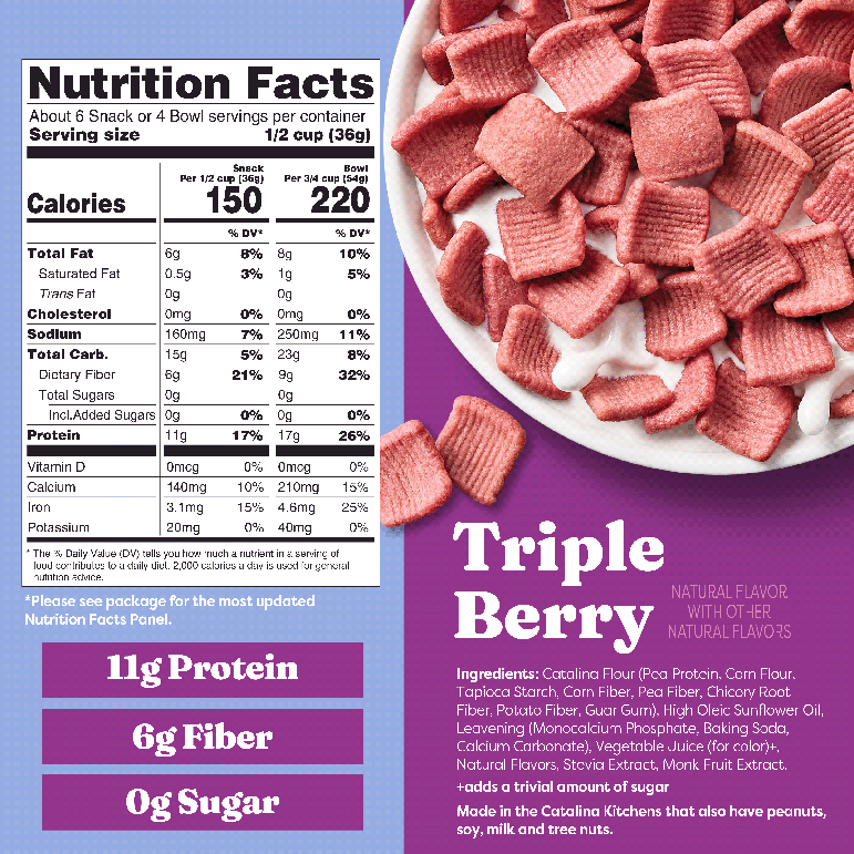 Triple Berry Blast Cereal - Warm Blend