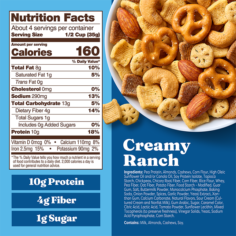 Creamy Ranch Snack Mix - Fresh Style