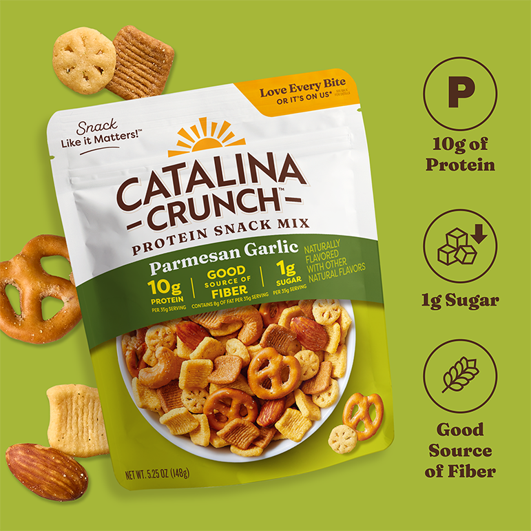 Parmesan Garlic Snack Mix - Easy Choice