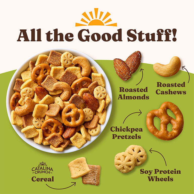 Parmesan Garlic Snack Mix - Easy Choice