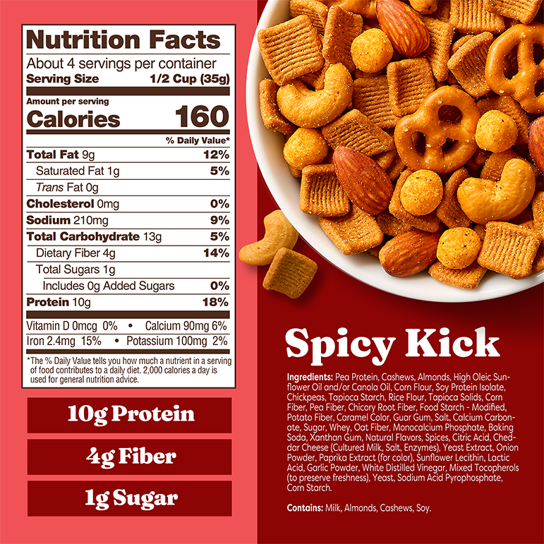 Spicy Kick Snack Mix - Premium Choice