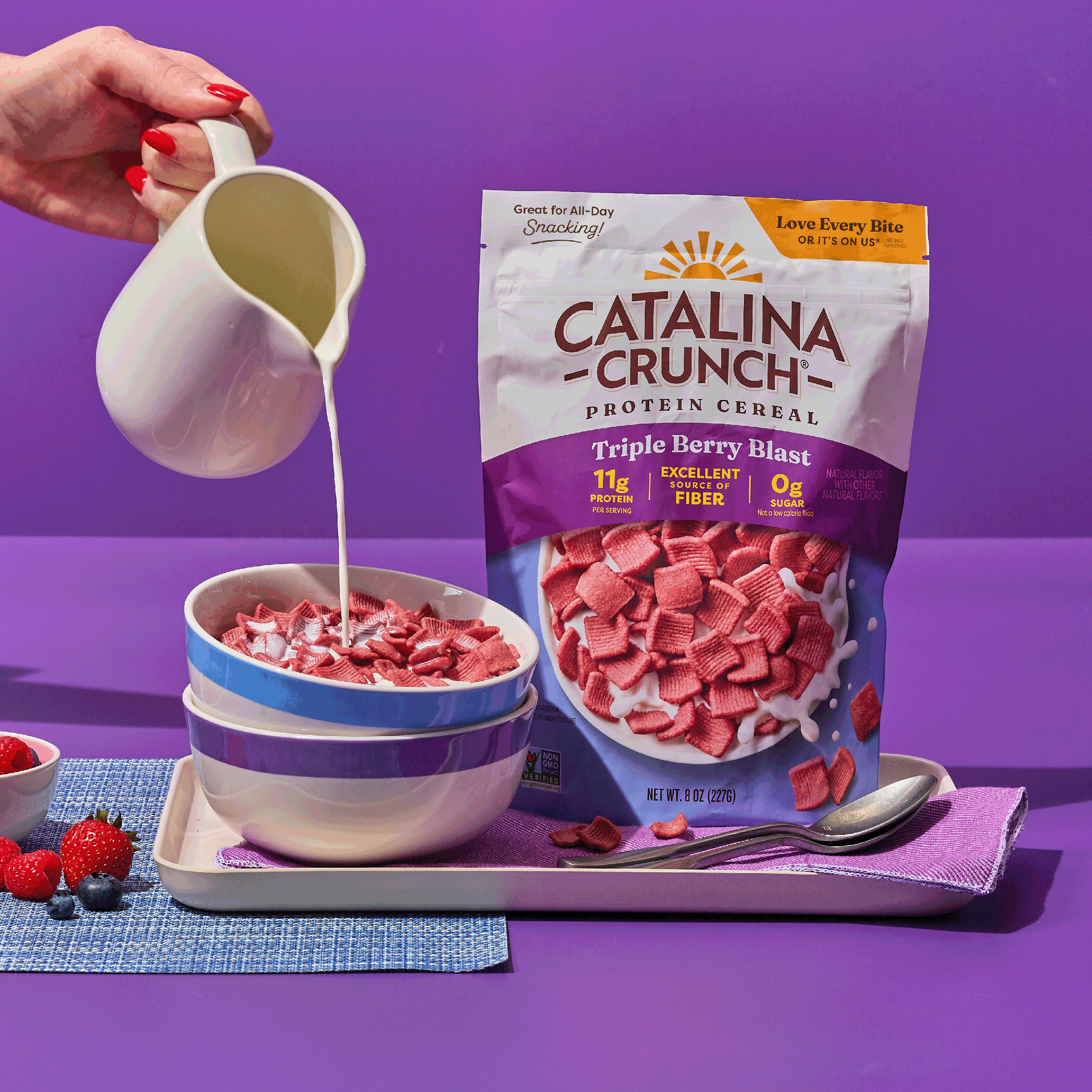 Triple Berry Blast Cereal - Easy Spritz