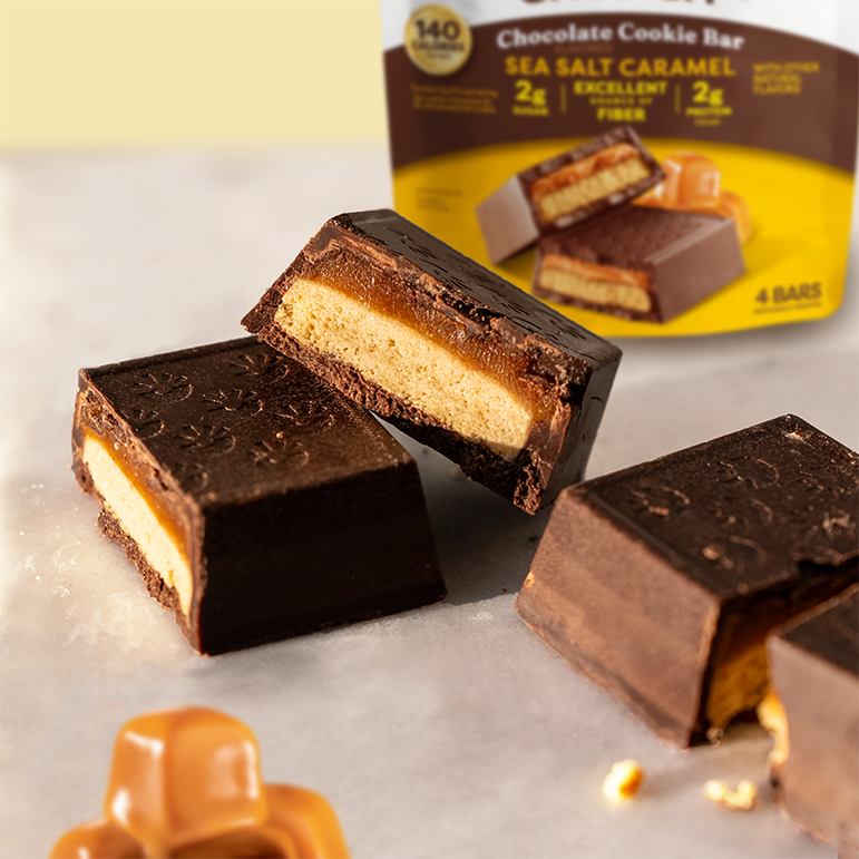 Sea Salt Caramel Chocolate Cookie Bars - Easy Choice