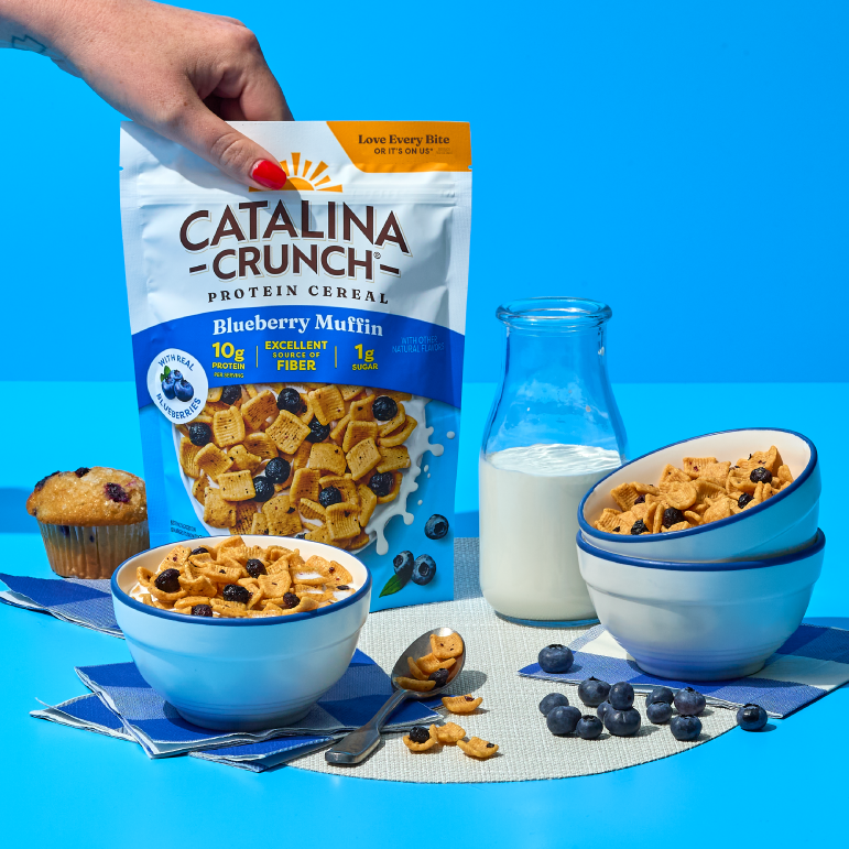 Blueberry Muffin with Blueberries Cereal - Easy Choice