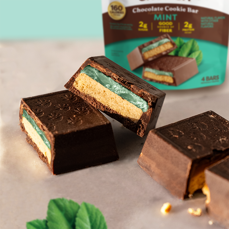 Mint Chocolate Cookie Bars - Fresh Ready