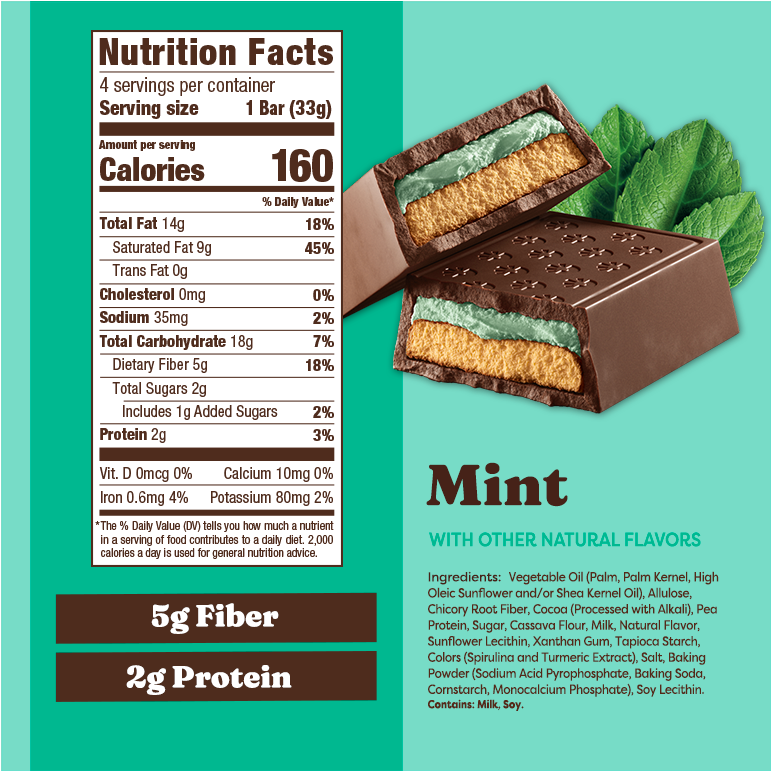 Mint Chocolate Cookie Bars - Fresh Ready