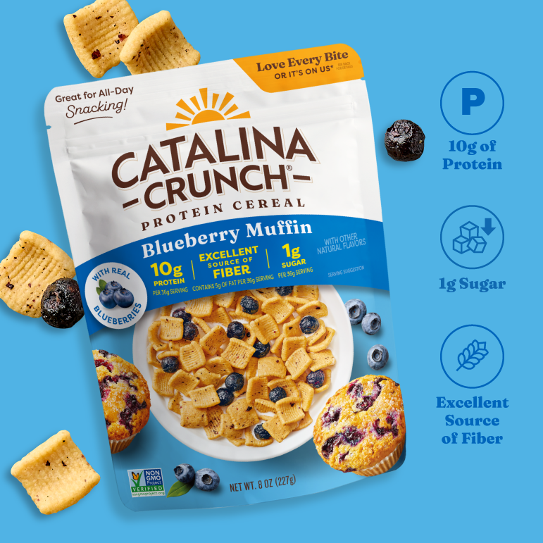 Blueberry Muffin with Blueberries Cereal - Easy Choice