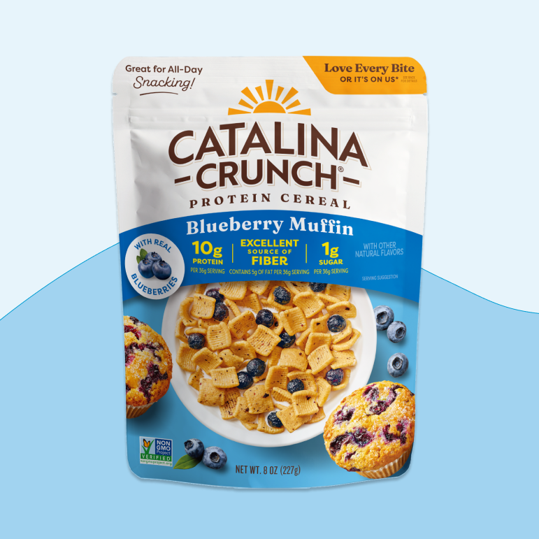 Blueberry Muffin with Blueberries Cereal - Comforting Lifestyle Cereal Assortment